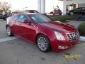 2012 Crystal Red Tintcoat Cadillac CTS Coupe  photo #2