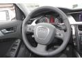 Black 2012 Audi A4 2.0T Sedan Steering Wheel