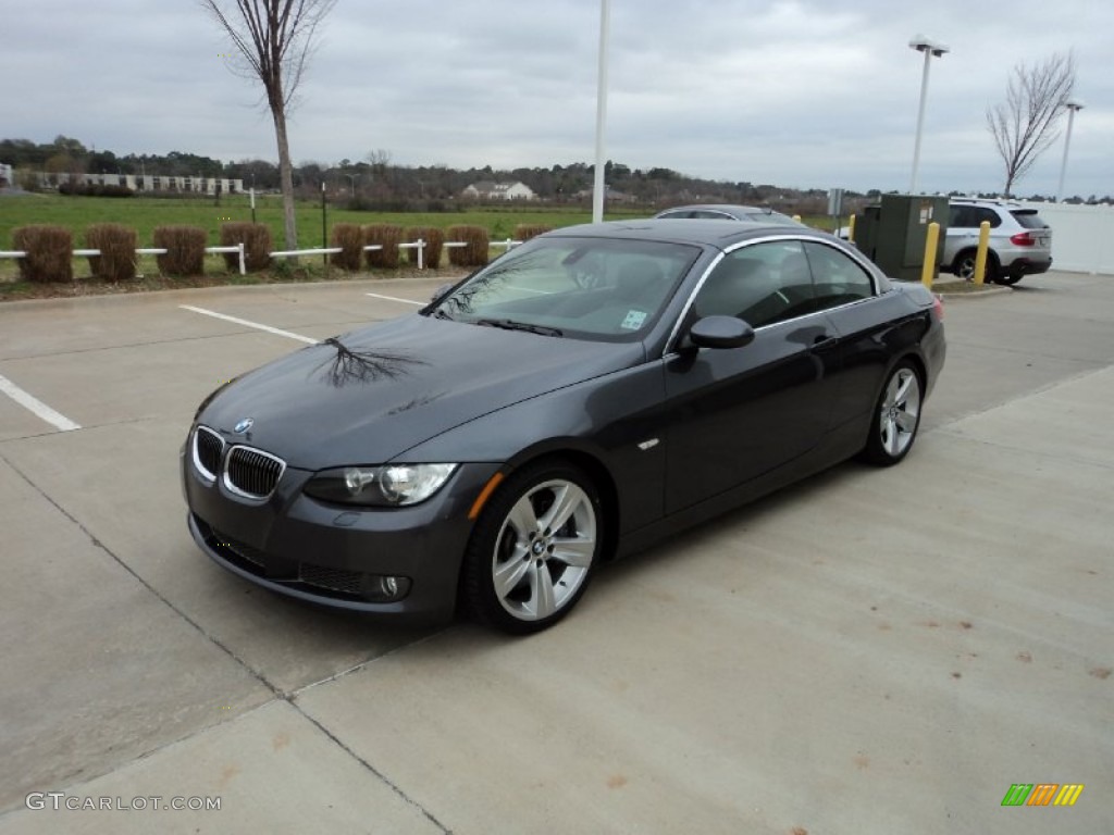 2007 3 Series 335i Convertible - Sparkling Graphite Metallic / Black photo #1