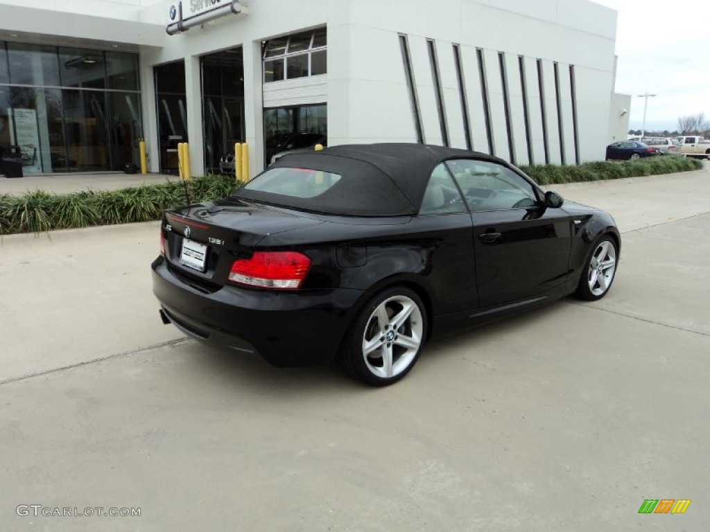 2009 1 Series 135i Convertible - Jet Black / Taupe photo #3