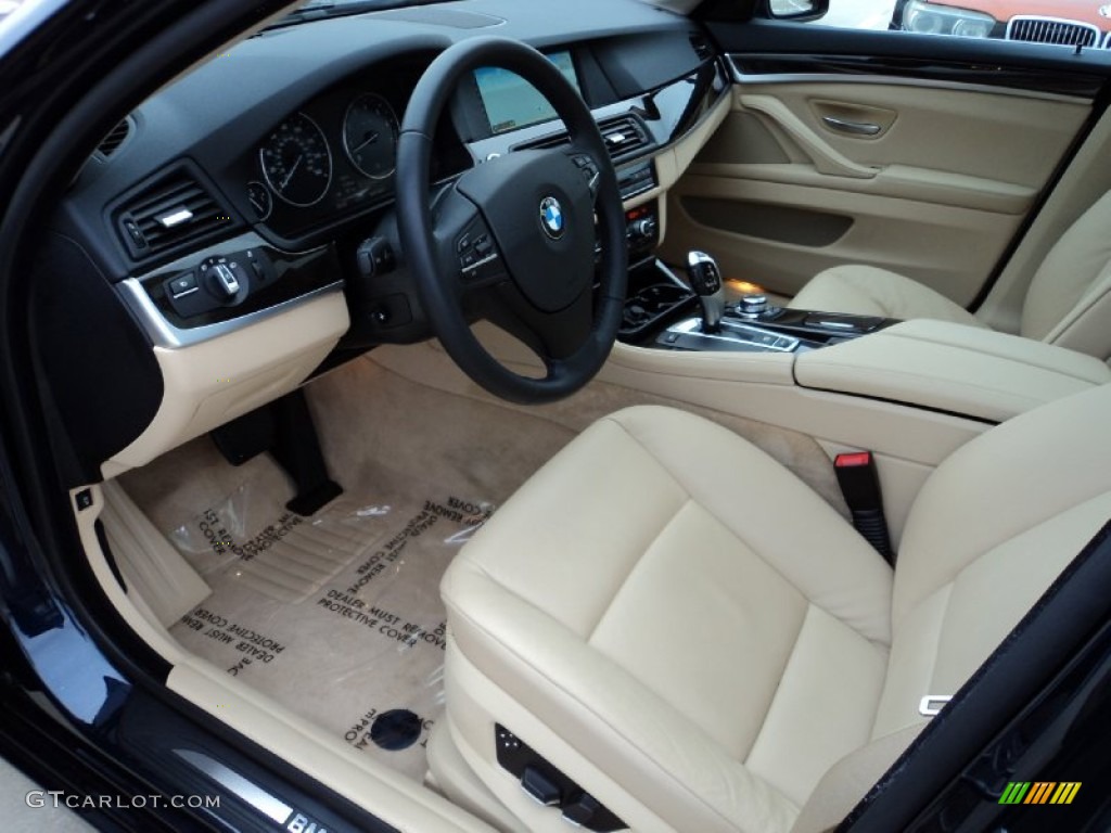 Venetian Beige Interior 2011 BMW 5 Series 535i Sedan Photo #60639286