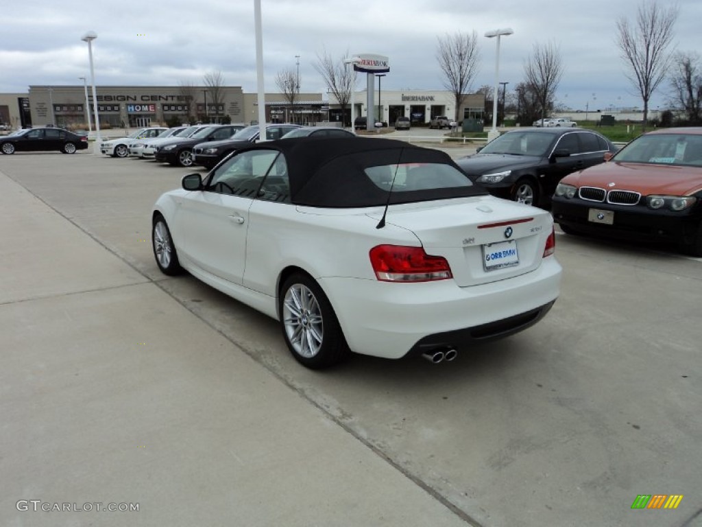 2012 1 Series 128i Convertible - Alpine White / Savanna Beige photo #4