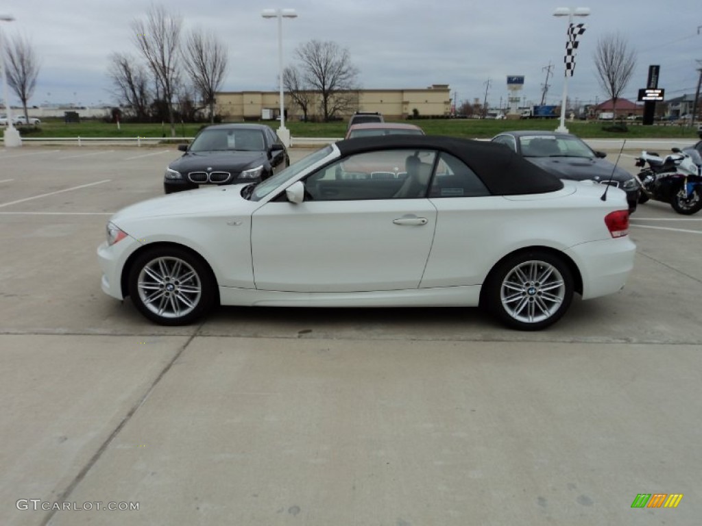 2012 1 Series 128i Convertible - Alpine White / Savanna Beige photo #5
