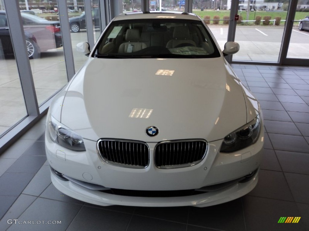 2012 3 Series 328i Coupe - Alpine White / Cream Beige photo #4