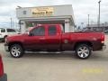 2008 Fire Red GMC Sierra 1500 SLE Extended Cab  photo #5