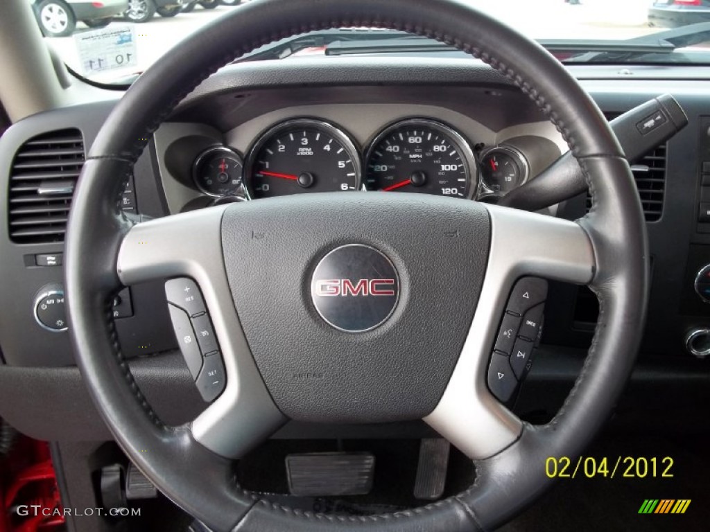 2008 Sierra 1500 SLE Extended Cab - Fire Red / Ebony photo #10