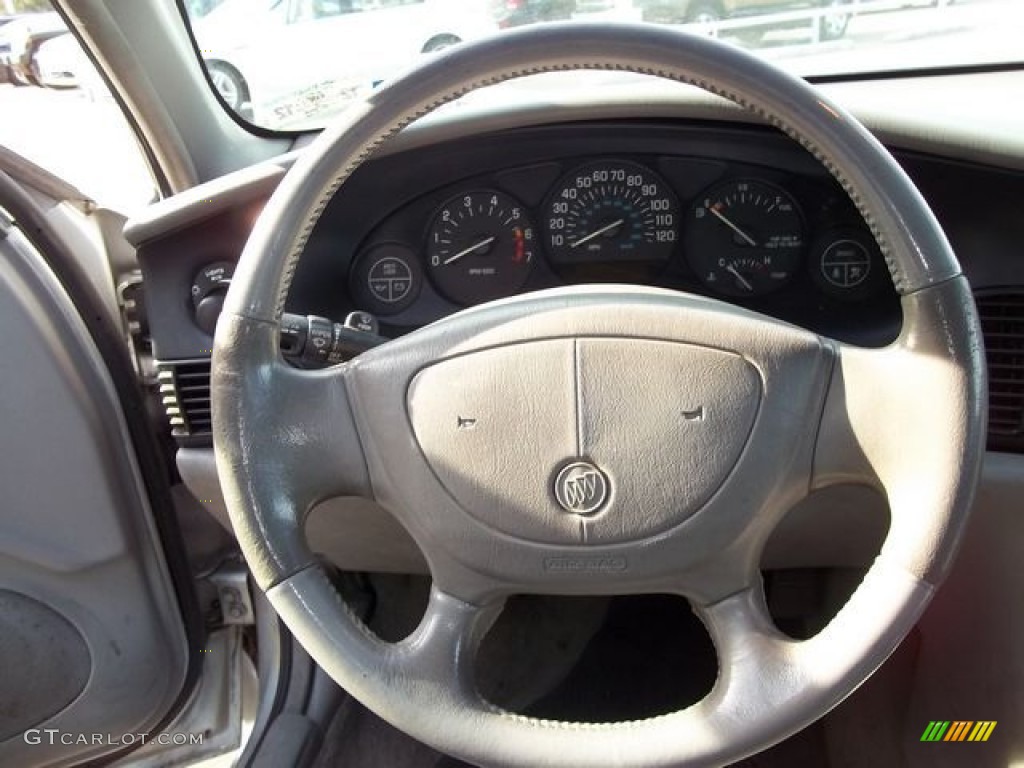2001 Buick Regal LS Medium Gray Steering Wheel Photo #60640638