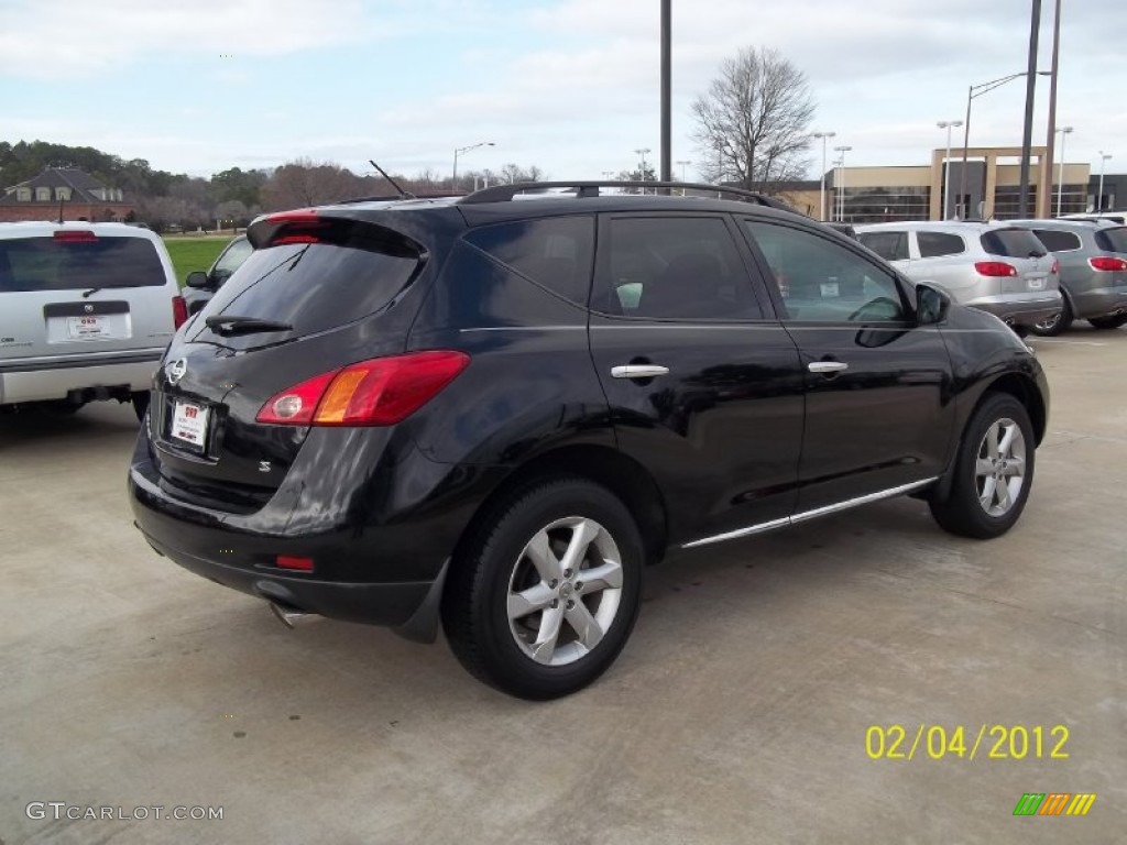 2009 Murano S - Super Black / Black photo #3