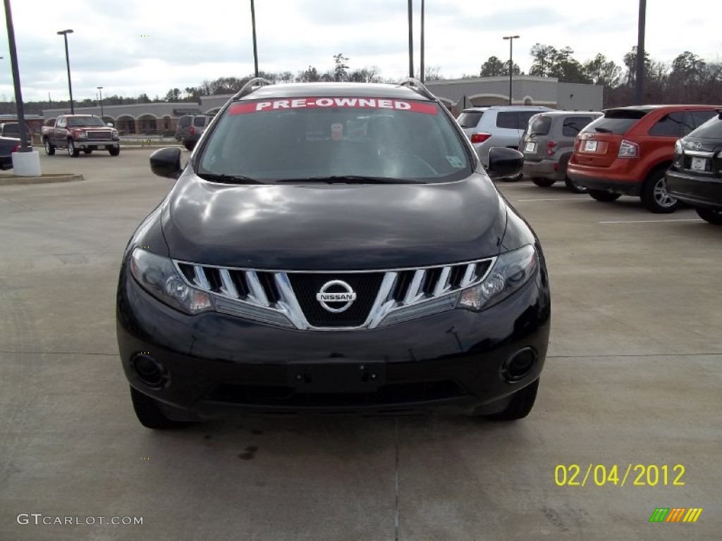 2009 Murano S - Super Black / Black photo #7