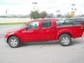 2008 Red Alert Nissan Frontier SE Crew Cab  photo #4