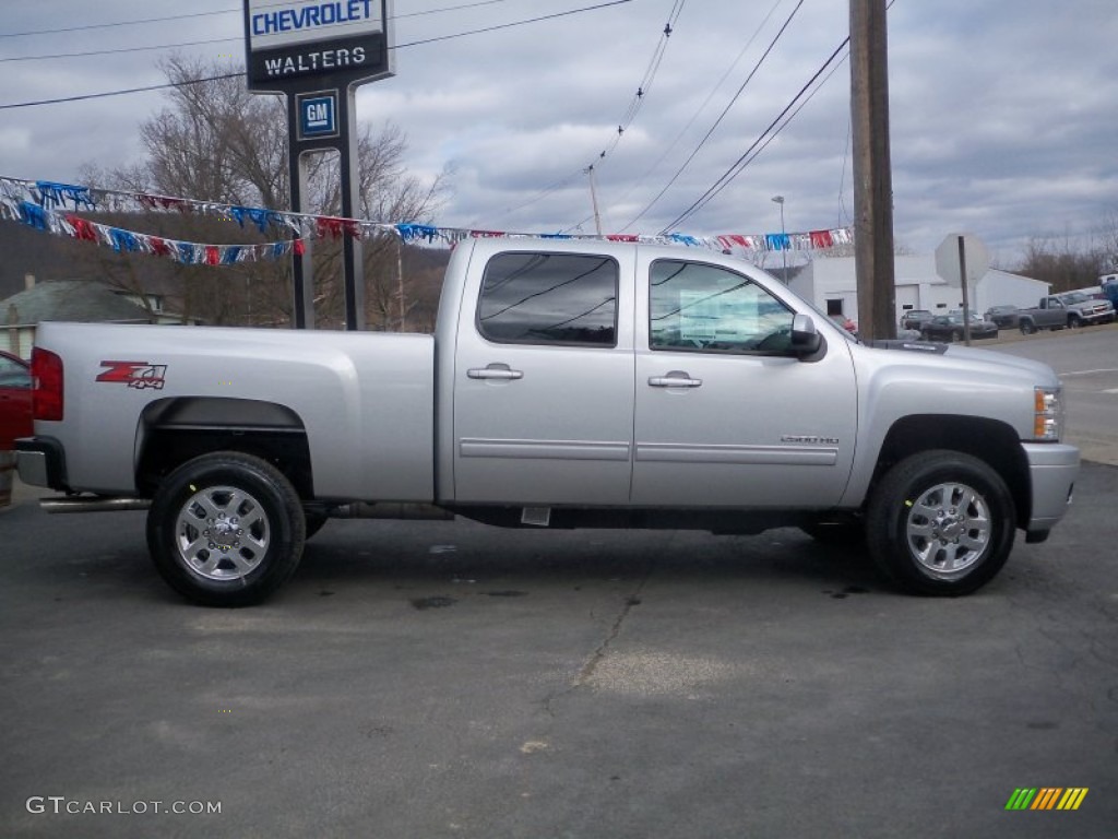 2012 Silverado 2500HD LT Crew Cab 4x4 - Silver Ice Metallic / Ebony photo #4