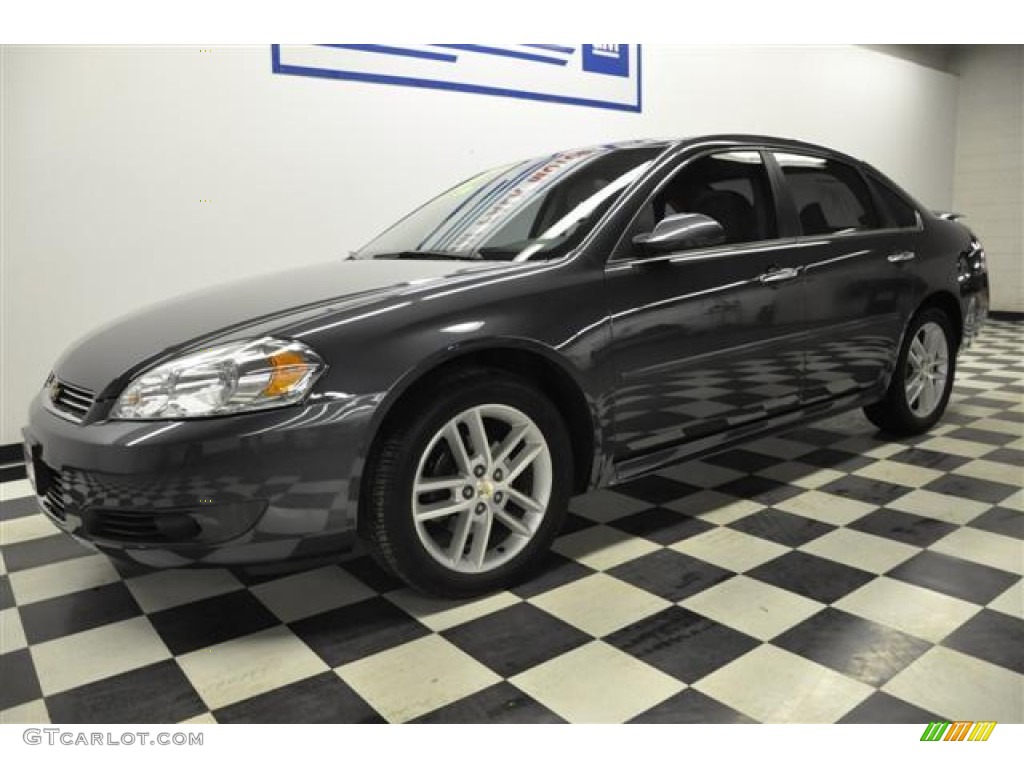 2010 Impala LTZ - Cyber Gray Metallic / Gray photo #23