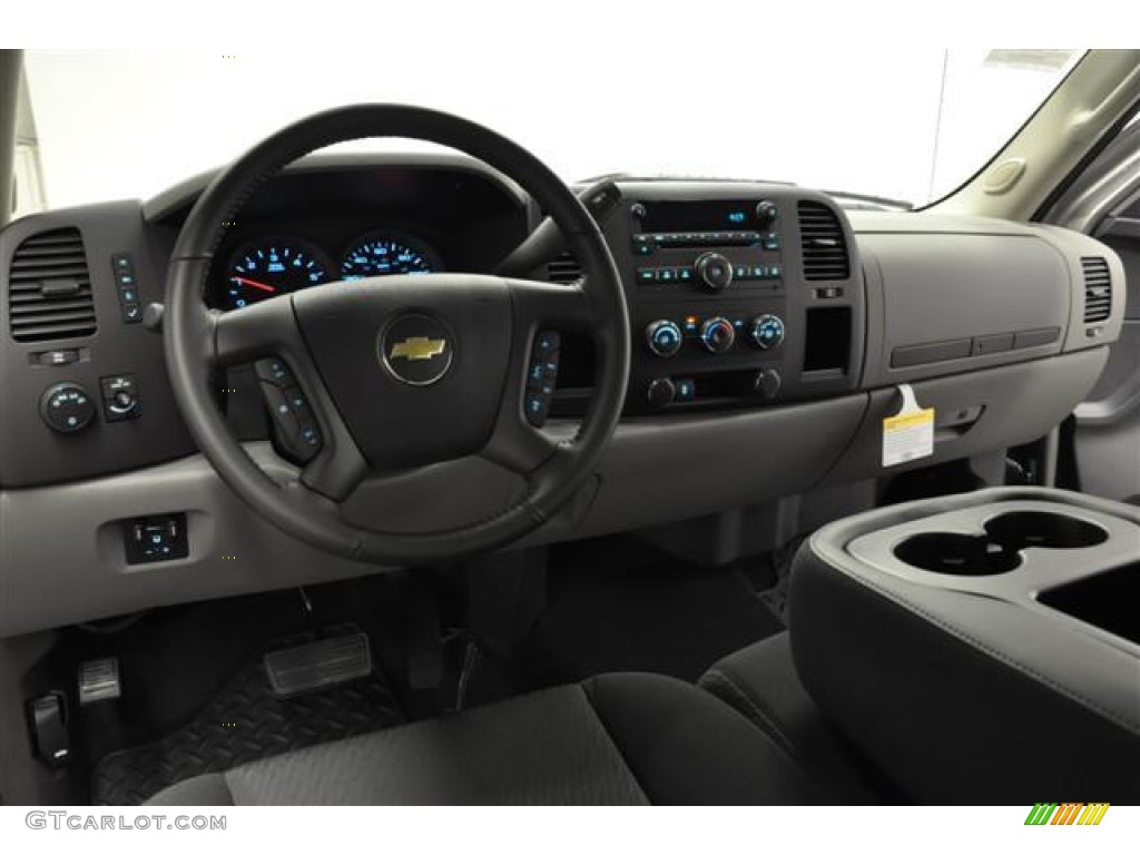 2012 Chevrolet Silverado 1500 LS Extended Cab Dark Titanium Dashboard Photo #60643528