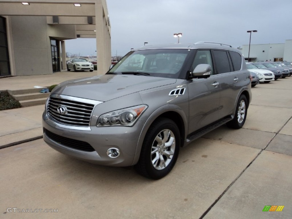 2012 QX 56 4WD - Platinum Graphite / Graphite photo #1