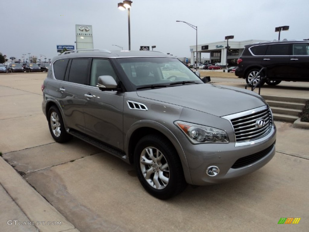 Platinum Graphite 2012 Infiniti QX 56 4WD Exterior Photo #60643669