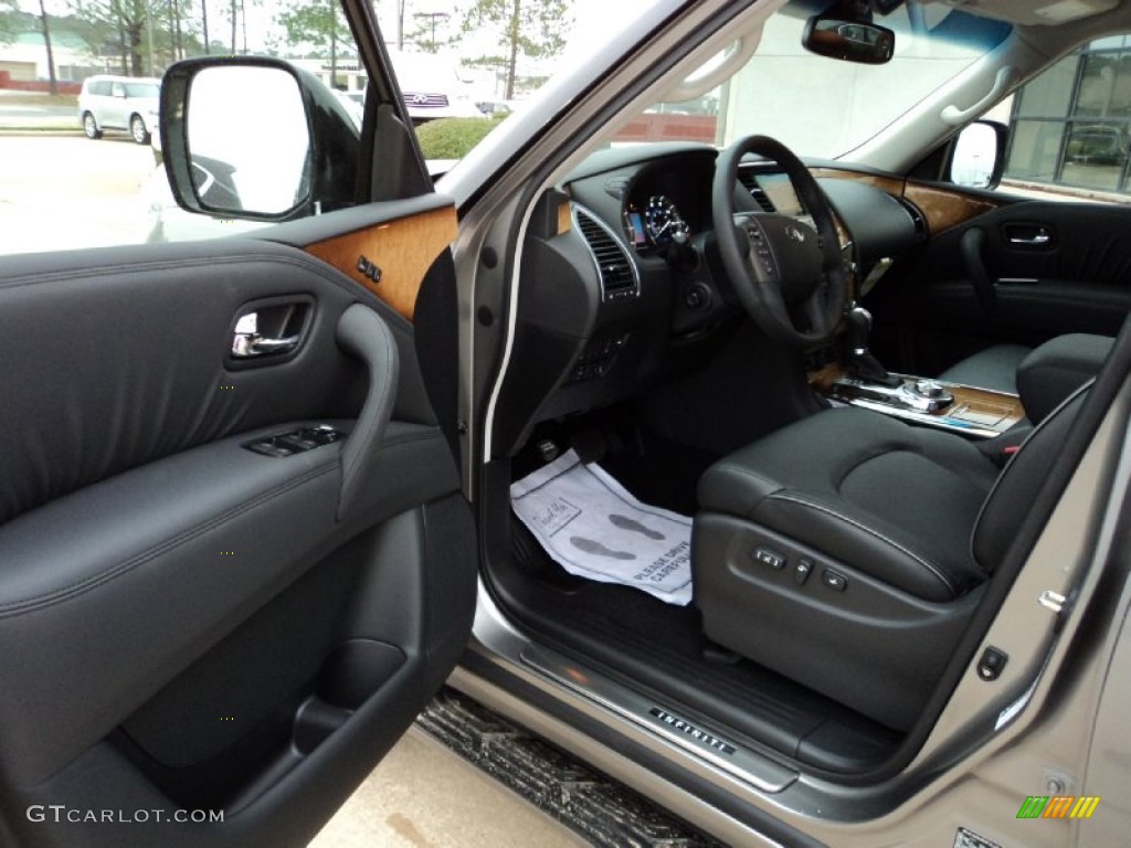Graphite Interior 2012 Infiniti QX 56 4WD Photo #60643743