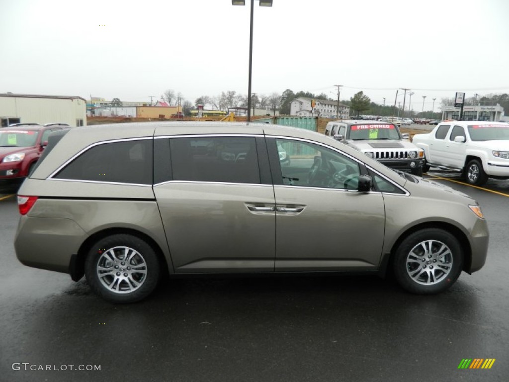 Mocha Metallic 2012 Honda Odyssey EX Exterior Photo #60644491