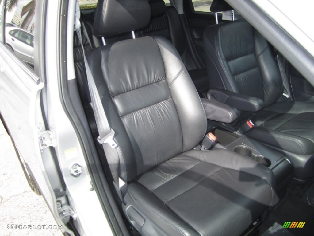 2009 CR-V EX-L - Alabaster Silver Metallic / Black photo #10