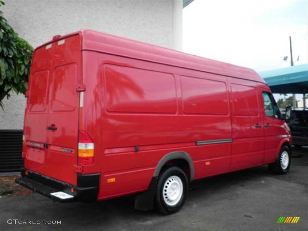 Flame Red 2005 Dodge Sprinter Van 2500 High Roof Cargo Exterior Photo #60644521