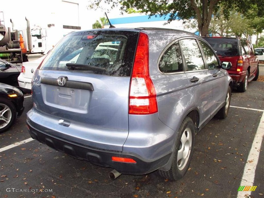 2008 CR-V LX - Glacier Blue Metallic / Gray photo #2