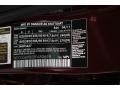  2011 GLK 350 4Matic Barolo Red Metallic Color Code 544