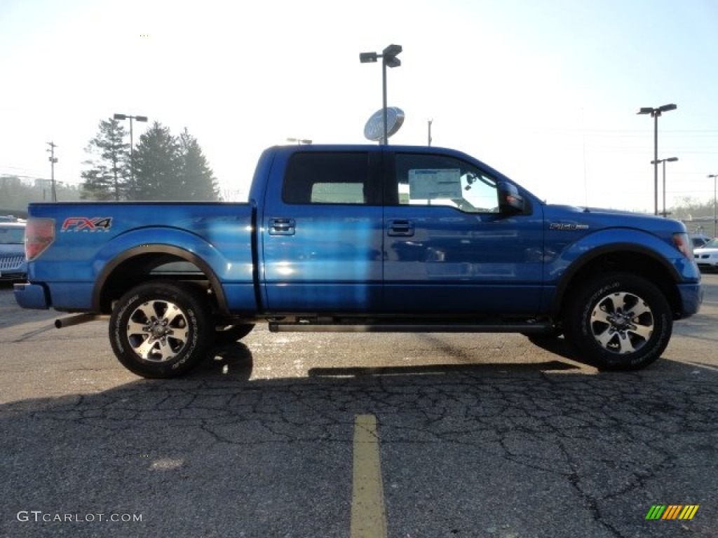 2012 F150 FX4 SuperCrew 4x4 - Blue Flame Metallic / Black photo #5