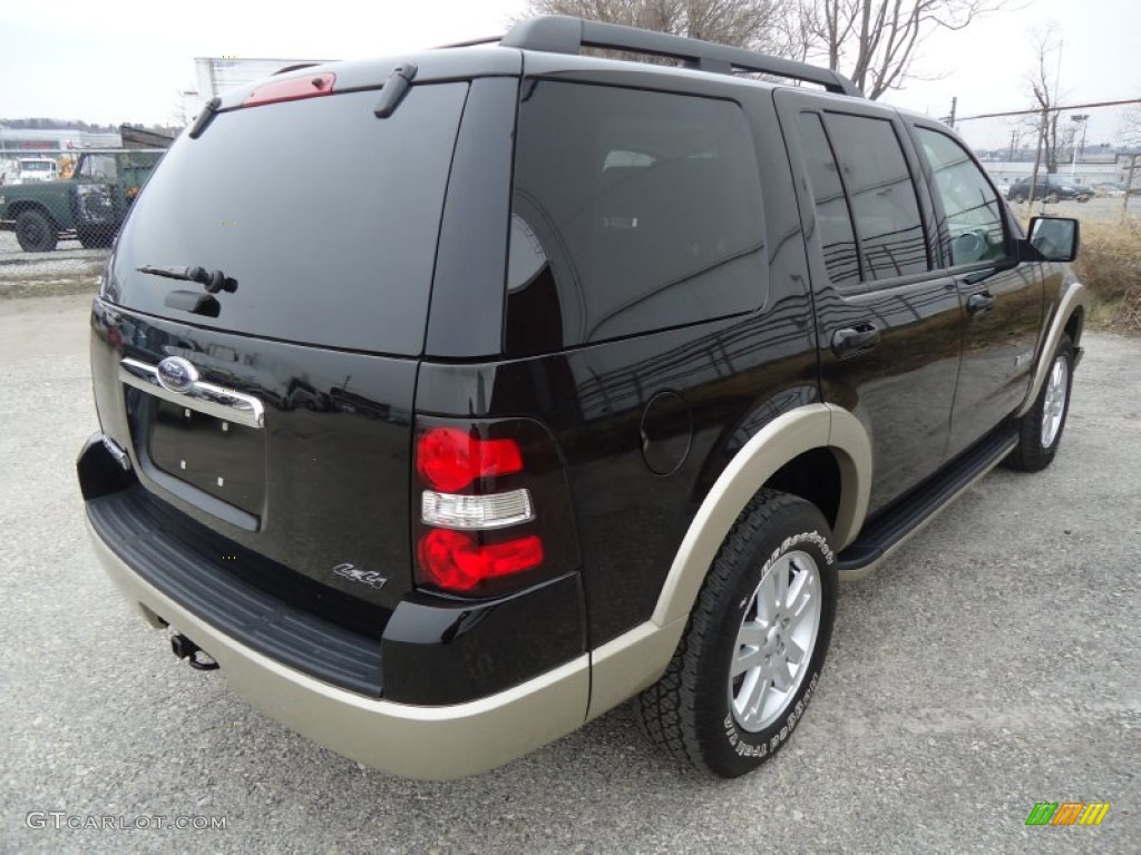 Black 2008 Ford Explorer Eddie Bauer 4x4 Exterior Photo #60648676
