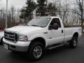 2007 Oxford White Ford F350 Super Duty XLT Regular Cab 4x4  photo #1