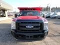 2012 Vermillion Red Ford F350 Super Duty XL Regular Cab 4x4 Dump Truck  photo #7
