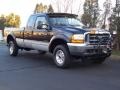 2000 Black Ford F350 Super Duty XLT Extended Cab 4x4  photo #12