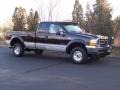 2000 Black Ford F350 Super Duty XLT Extended Cab 4x4  photo #13