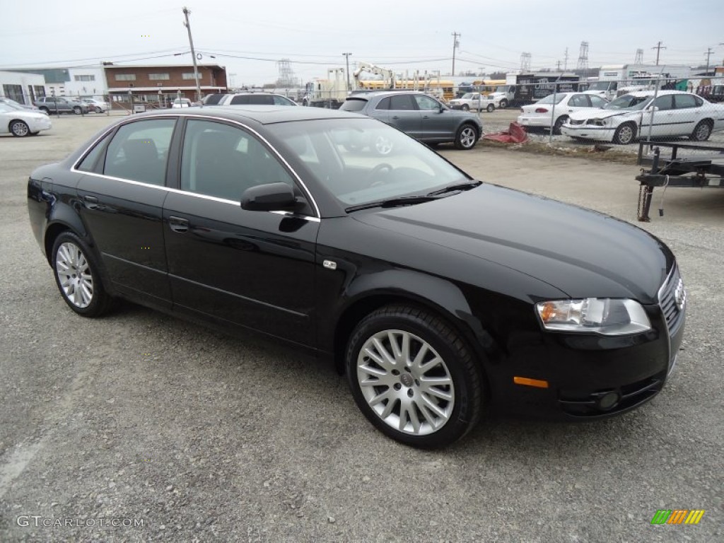 Brilliant Black 2006 Audi A4 2.0T quattro Sedan Exterior Photo #60649532