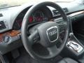 Ebony 2006 Audi A4 2.0T quattro Sedan Steering Wheel