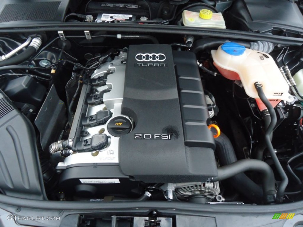 2006 Audi A4 2.0T quattro Sedan 2.0 Liter FSI Turbocharged DOHC 16