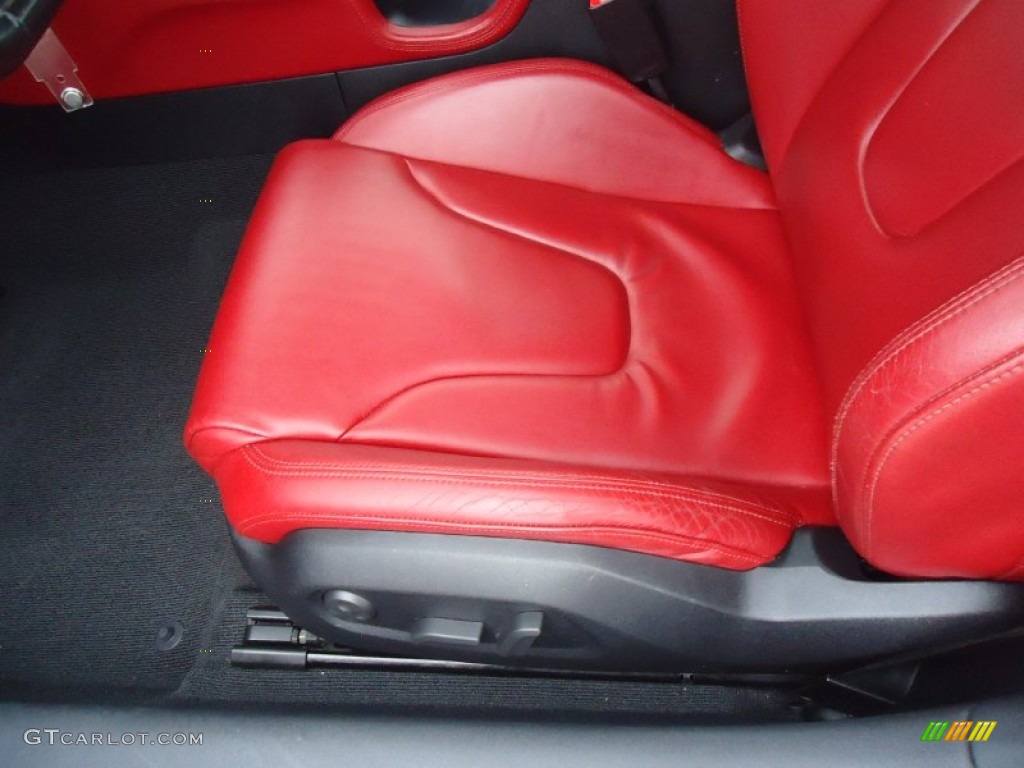 Crimson Red Interior 2008 Audi TT 3.2 quattro Coupe Photo #60650054