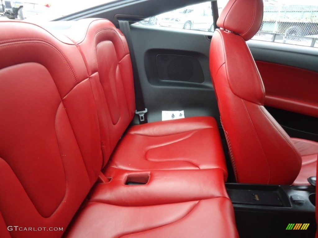 Crimson Red Interior 2008 Audi TT 3.2 quattro Coupe Photo #60650090