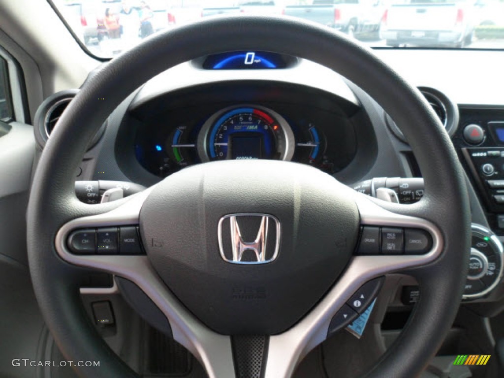 2011 Honda Insight Hybrid EX Gray Steering Wheel Photo #60650726