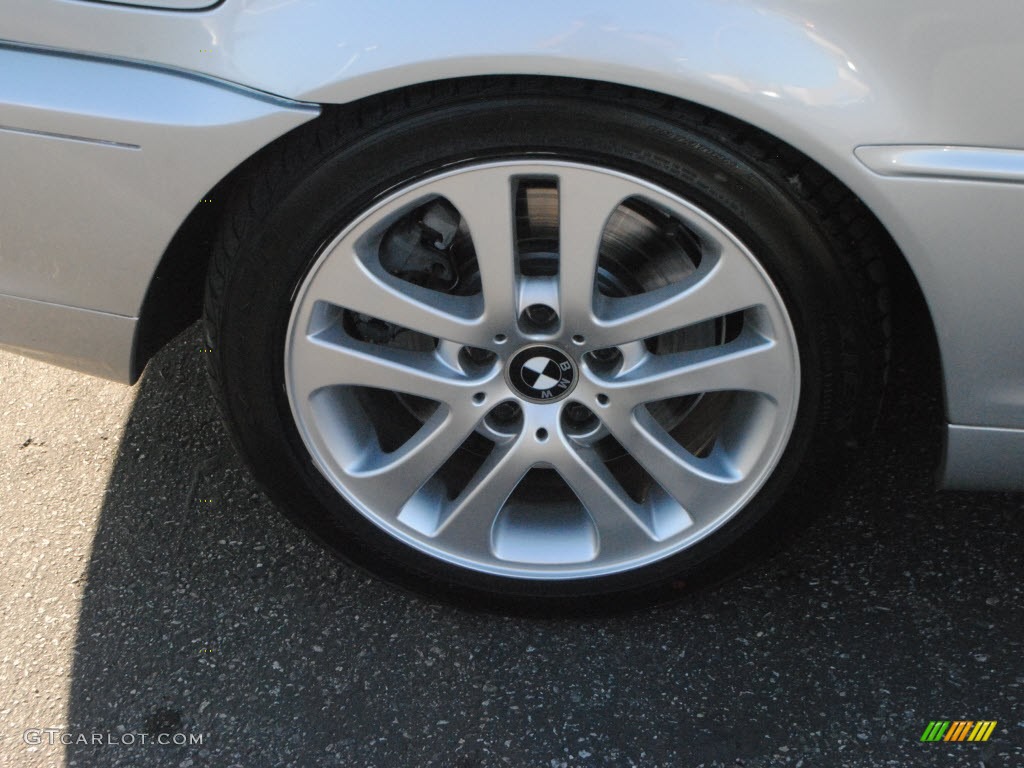 2001 3 Series 330i Convertible - Titanium Silver Metallic / Grey photo #5