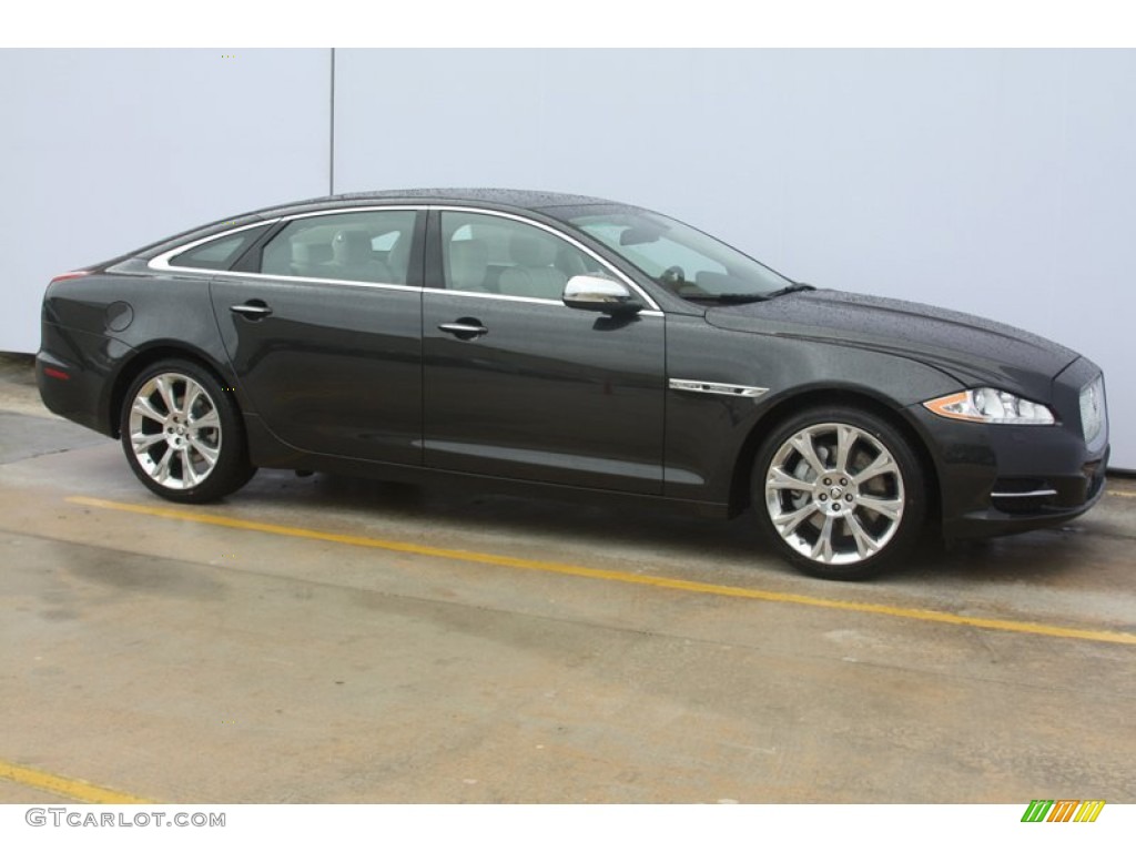Stratus Grey Metallic 2012 Jaguar XJ XJL Portfolio Exterior Photo #60653267