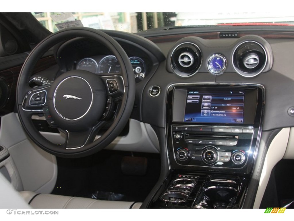 2012 Jaguar XJ XJ Ivory/Jet Dashboard Photo #60653681