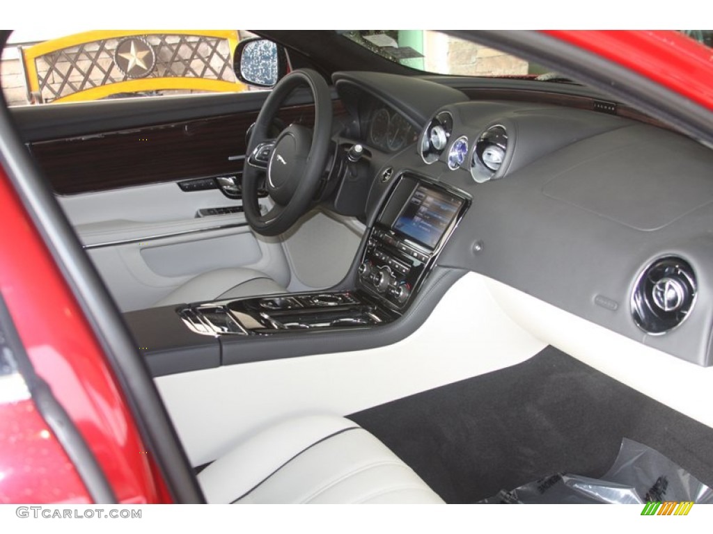 2012 Jaguar XJ XJ Ivory/Jet Dashboard Photo #60653751