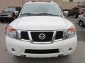 Blizzard White - Armada Platinum 4WD Photo No. 2