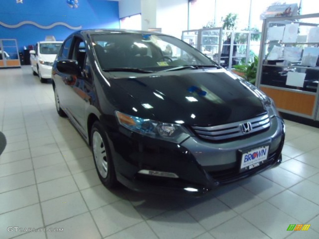 2012 Insight LX Hybrid - Crystal Black Pearl / Black photo #1