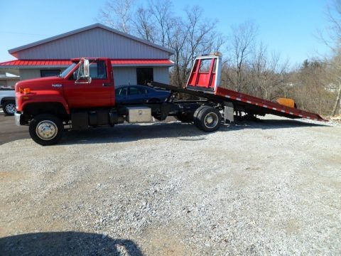 1993 GMC C Series Topkick Flatbed Car Hauler Data, Info and Specs