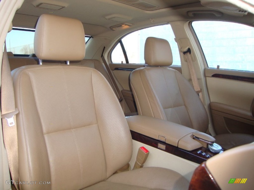 designo Sand Interior 2008 Mercedes-Benz S 550 4Matic Sedan Photo #60657362