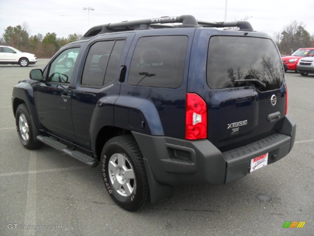 2008 Xterra S - Midnight Blue / Steel/Graphite photo #2