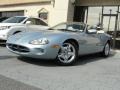 1997 Ice Blue Metallic Jaguar XK XK8 Convertible  photo #7