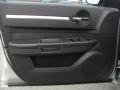 Dark Slate Gray 2009 Dodge Charger SE Door Panel