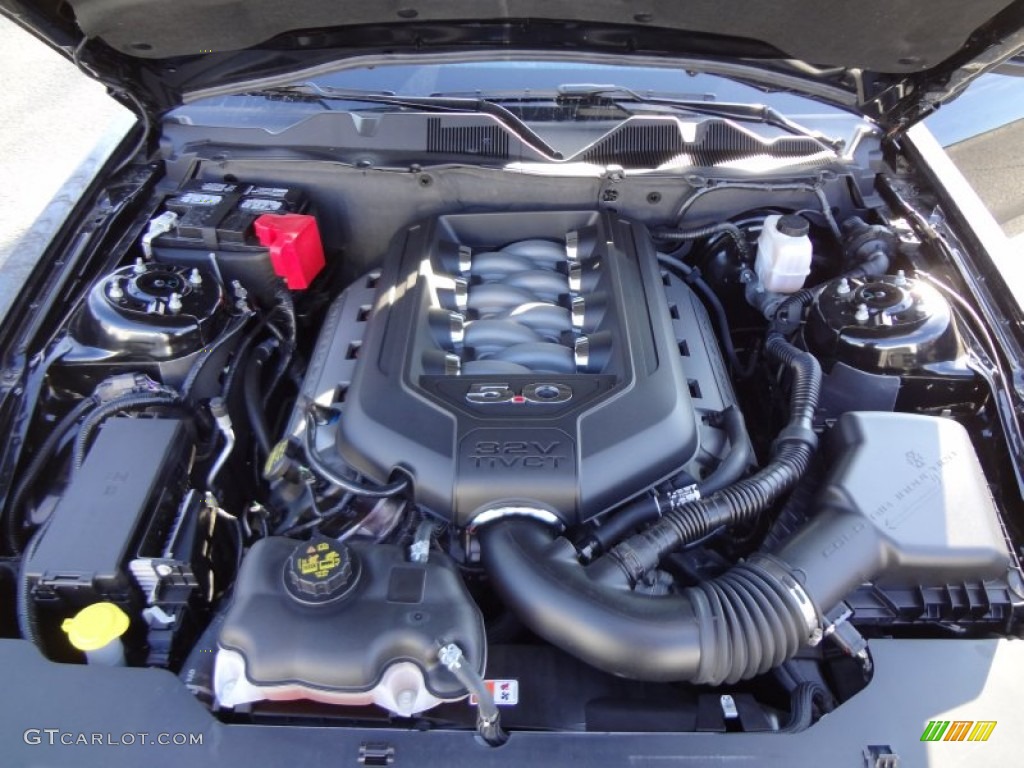 2012 Ford Mustang GT Premium Coupe 5.0 Liter DOHC 32-Valve Ti-VCT V8 Engine Photo #60658376