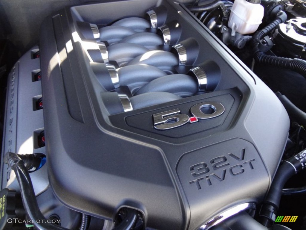 2012 Ford Mustang GT Premium Coupe 5.0 Liter DOHC 32-Valve Ti-VCT V8 Engine Photo #60658386